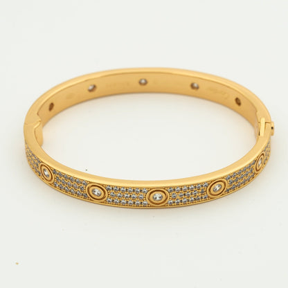 [Love More]LOVE BRACELET 6.1MM DIAMOND-PAVED 10 BIG DIAMONDS