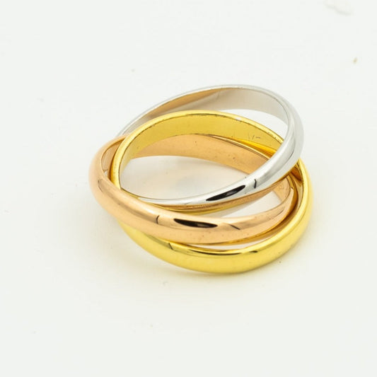 [Love More]TRINITY RING GOLD PINK GOLD SILVER