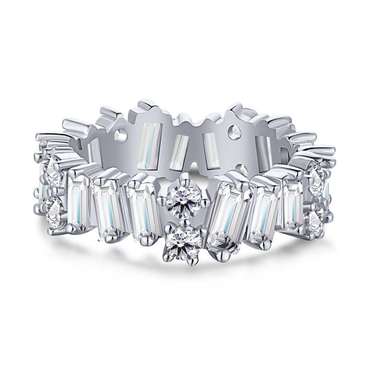 [Love More]Delicate Multi Shape Tennis Ring