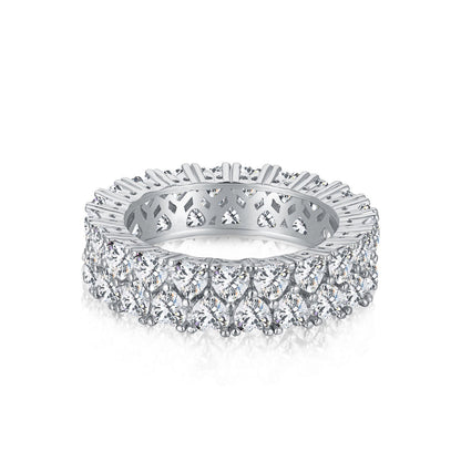 [Love More]Sparkling Full Heart Ring