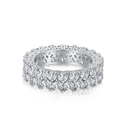 [Love More]Sparkling Full Heart Ring