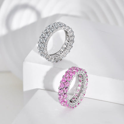 [Love More]Sparkling Full Heart Ring