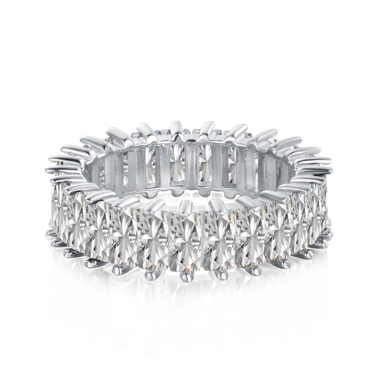 [Love More]Unique Colorful Radiant Cut RIng