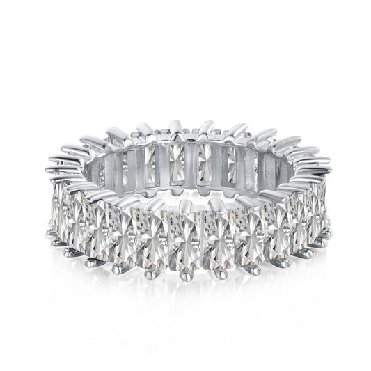 [Love More]Unique Colorful Radiant Cut RIng