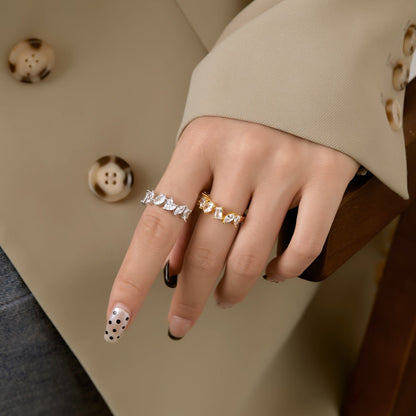 [Love More]Delicate Multi Cut Ring