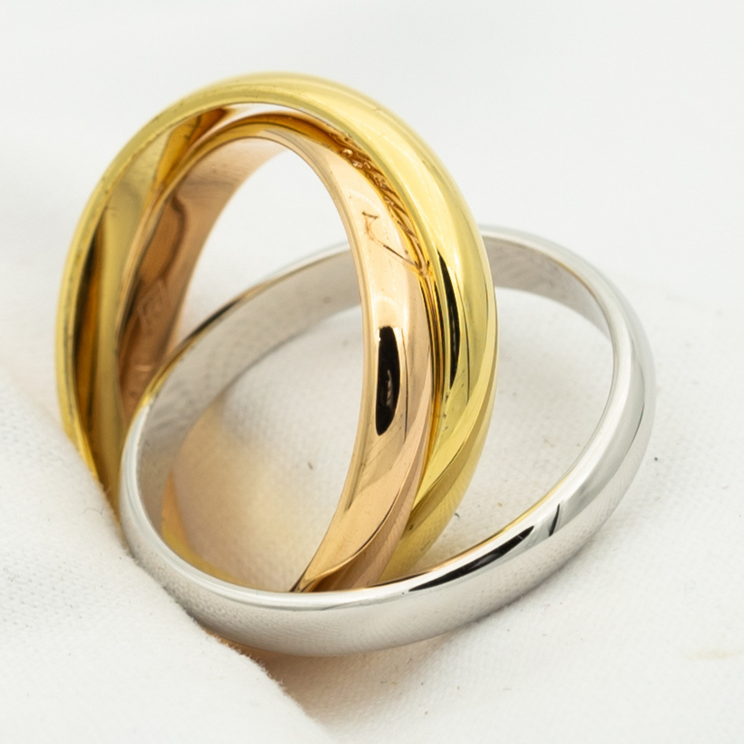 [Love More]TRINITY RING GOLD PINK GOLD SILVER