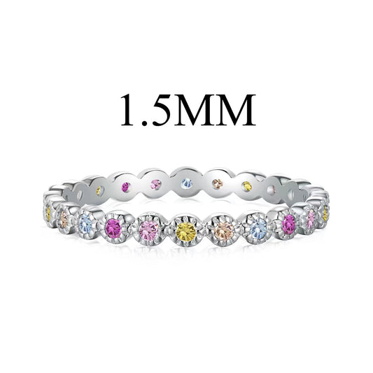 [Love More]Radiant Sparkling Round Cut Daily Ring