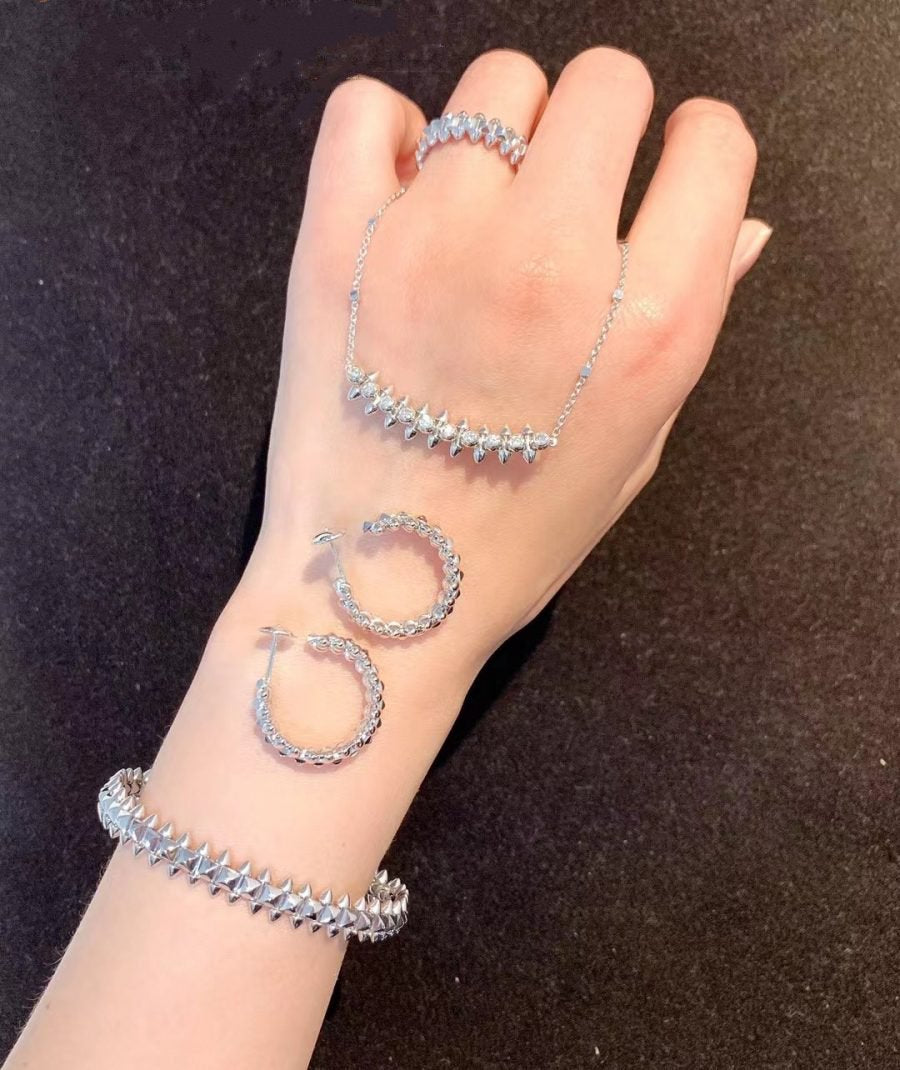 [Love More]CLASH SILVER BRACELET