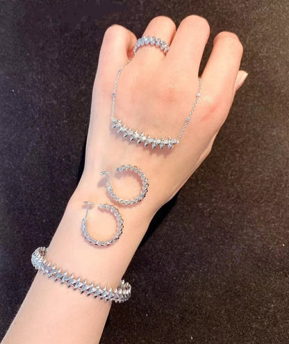 [Love More]CLASH SILVER BRACELET