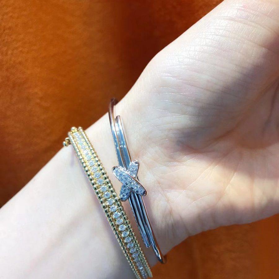 [Love More]JEUX DE BRACELET SILVER DIAMONDS