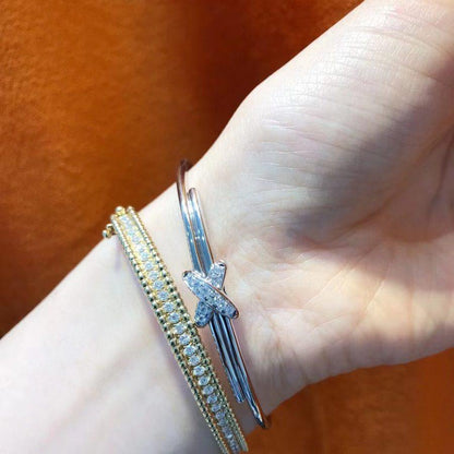 [Love More]JEUX DE BRACELET SILVER DIAMONDS