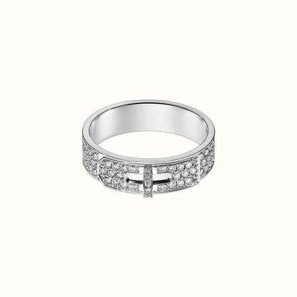 [Love More]KELLY SILVER DIAMOND RING