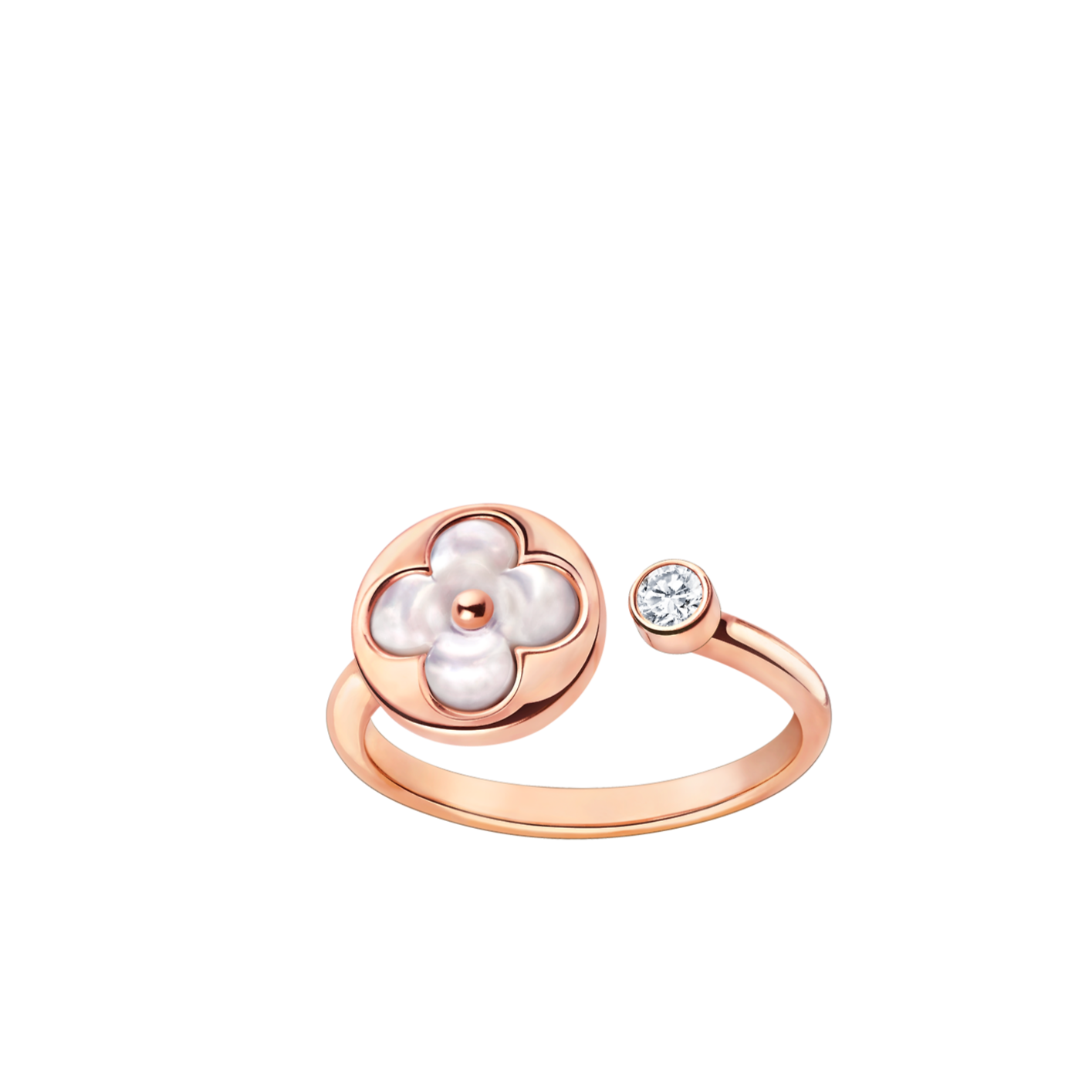[Love More]SUN 1 DIAMOND PINK MOP RING