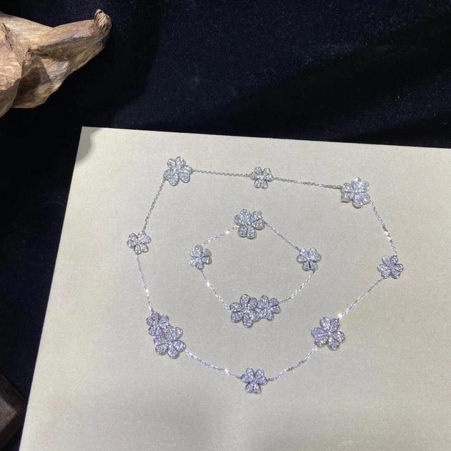 [Love More]FRIVOLE SILVER 5 FLOWERS BRACELET