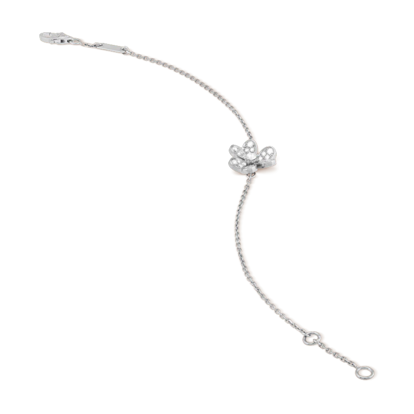 [Love More]FRIVOLE SILVER FLOWER DIAMOND BRACELET