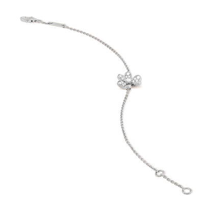 [Love More]FRIVOLE SILVER FLOWER DIAMOND BRACELET