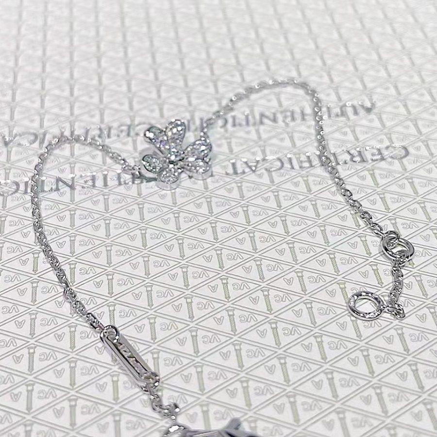 [Love More]FRIVOLE SILVER FLOWER DIAMOND BRACELET